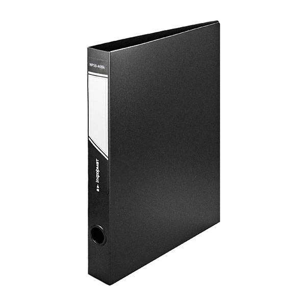 Папка с кольцами inФОРМАТ 4 кольца А4 черный пластик 40 мм: NP5675K штр.: Папка с кольцами inФОРМАТ 4 кольца А4 черный пластик 40 мм: NP5675K штр.:
