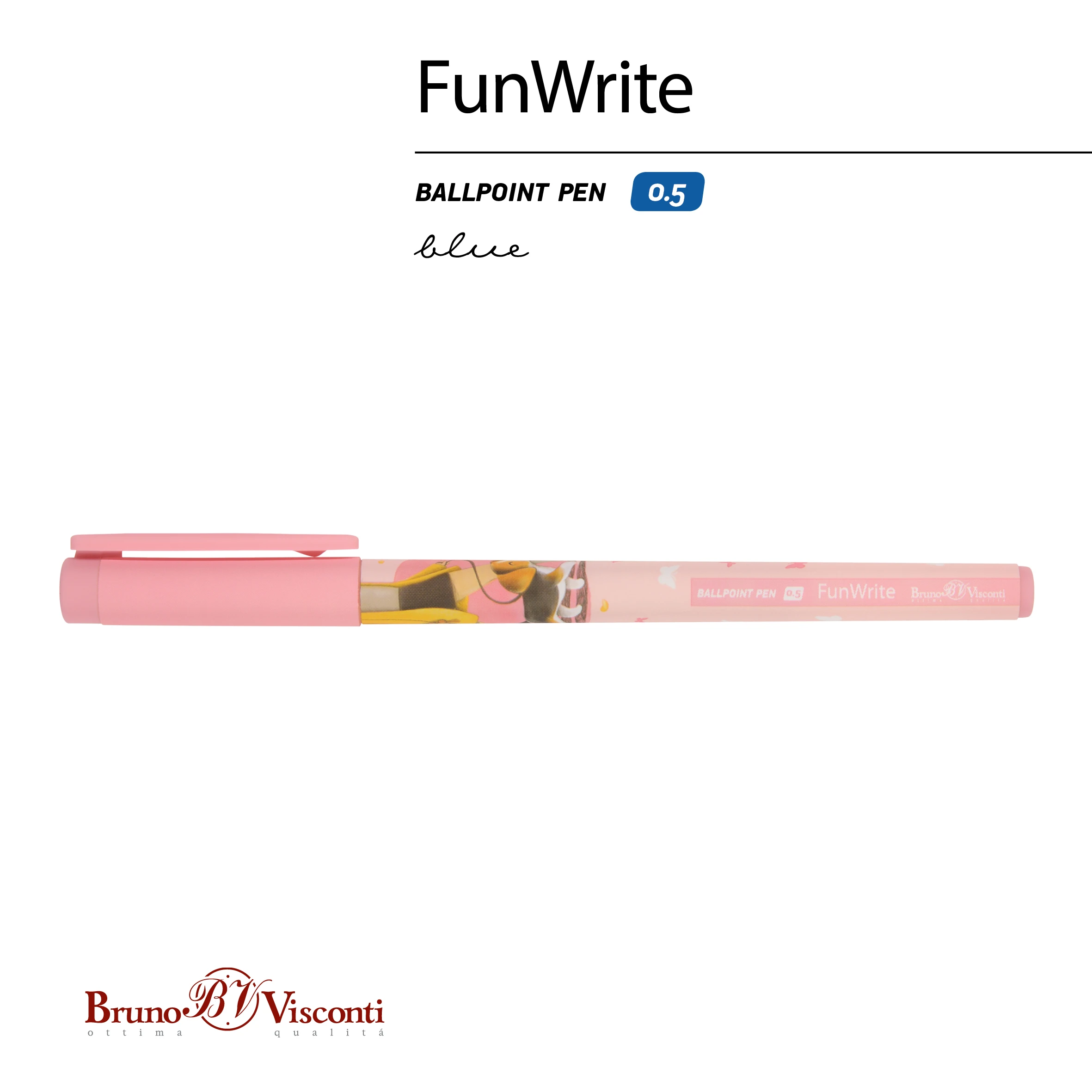 РУЧКА "FunWrite. Городская прогулка. Бигль" ШАРИКОВАЯ, 0.5 ММ, СИНЯЯ РУЧКА "FunWrite. Городская прогулка. Бигль" ШАРИКОВАЯ, 0.5 ММ, СИНЯЯ
