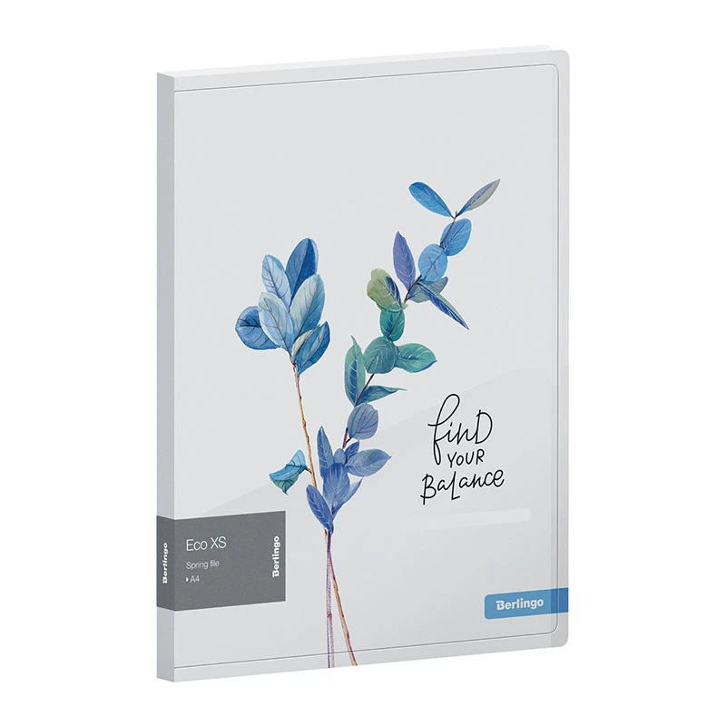 Папка с пружинным скоросшивателем Berlingo "Eco XS", 17 мм, 600 мкм, с