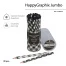 КАРАНДАШ ЧЕРНОГРАФИТОВЫЙ "HappyGraphix Jumbo. Монохром. Зигзаг" 4В,