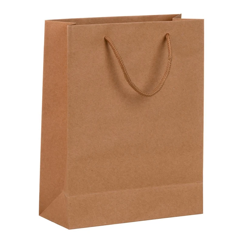 Пакет подарочный Крафт, без рисунка, 24x19x8см., МС-4110