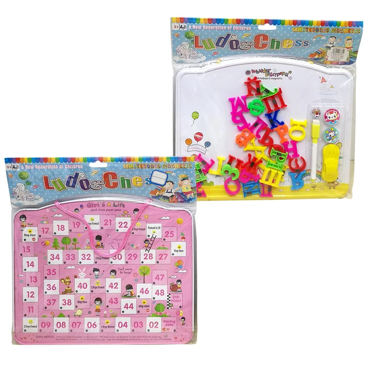 Доска для рисования с азбукой 31.5х26см 50136