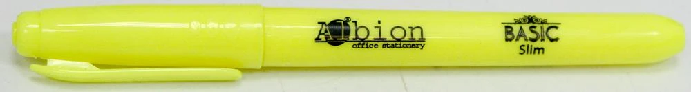 Текстовыделитель Basic Slim, желтый