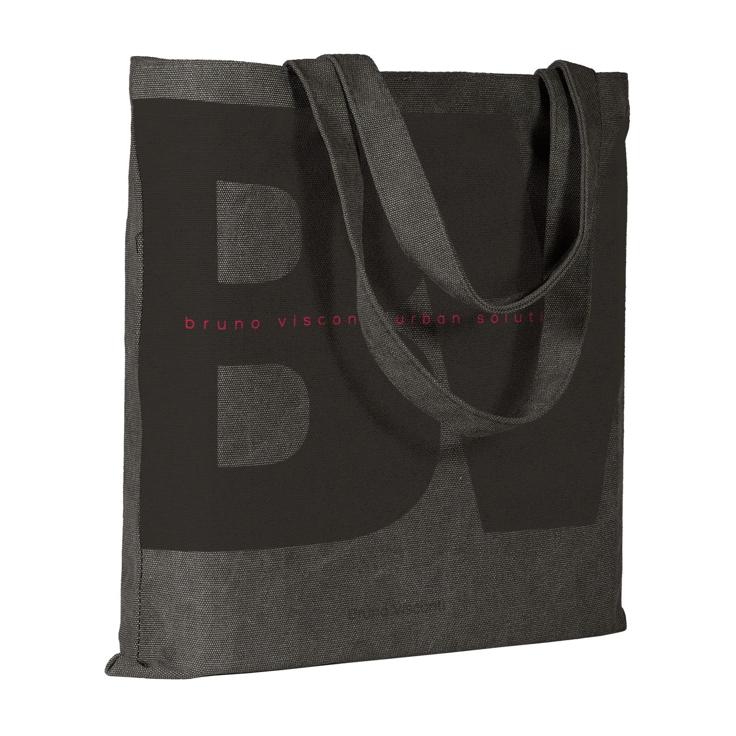 СУМКА-ШОППЕР КВАДРАТНАЯ, СЕРАЯ "ВЕСЕЛАЯ ЗЕБРА" 39x39 cm