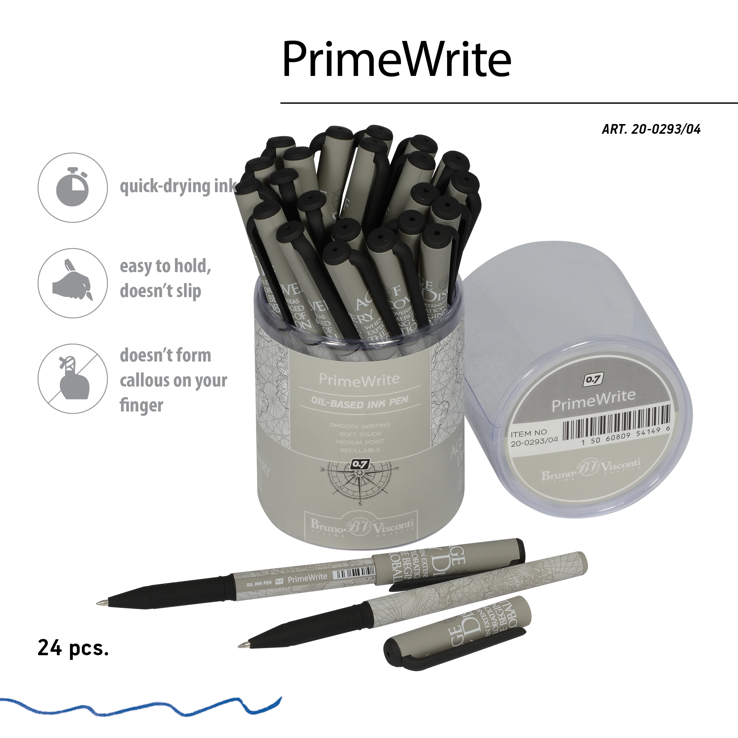 РУЧКА "PrimeWrite. Эпоха открытий. Карта мира" С ЧЕРНИЛАМИ НА МАСЛЯНОЙ РУЧКА "PrimeWrite. Эпоха открытий. Карта мира" С ЧЕРНИЛАМИ НА МАСЛЯНОЙ