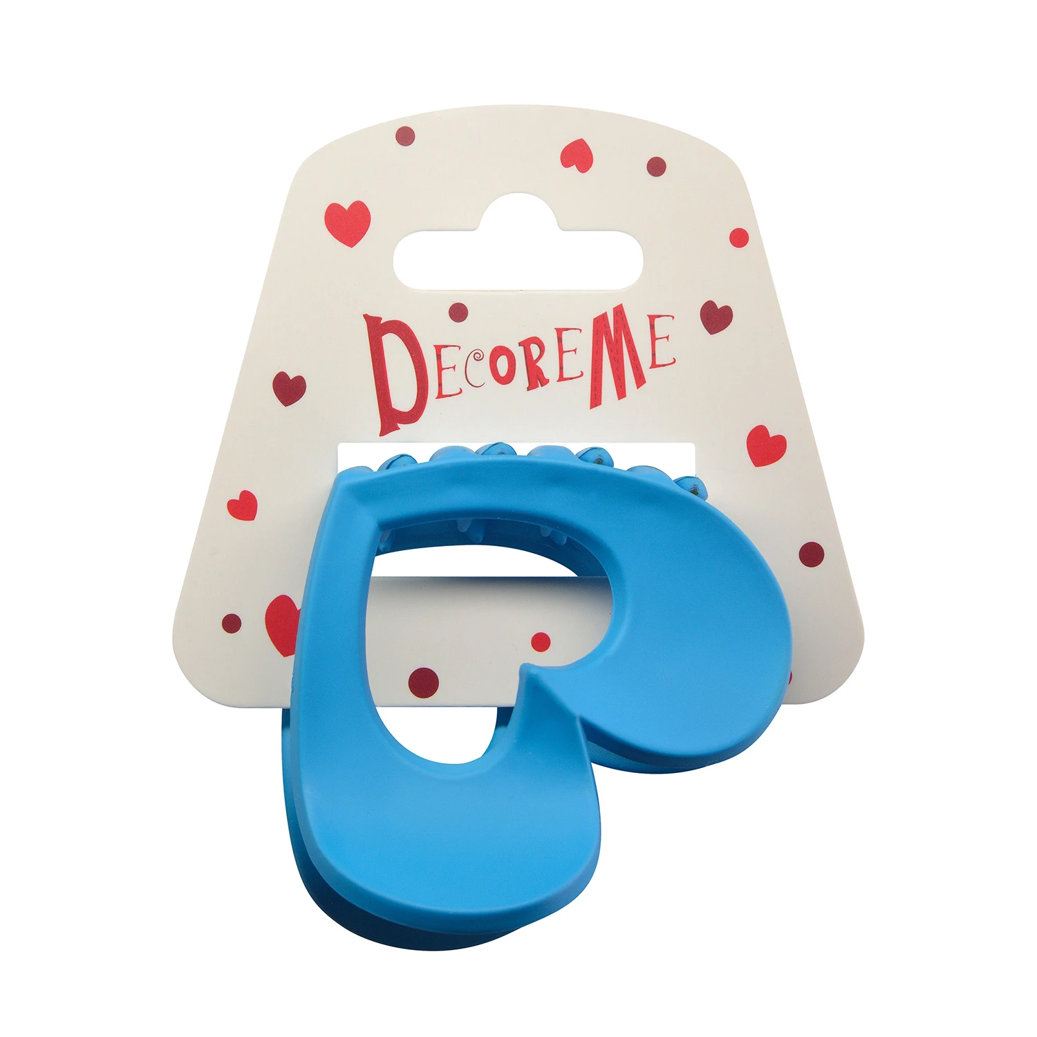 ЗАКОЛКА ДЛЯ ВОЛОС "КРАБИК" 6,5 СМ, 1ШТ, 8 ЦВЕТОВ