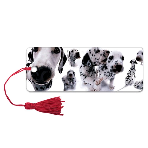 Закладка для книг 3D, BRAUBERG, объемная, "Далматинцы", с декоративным Закладка для книг 3D, BRAUBERG, объемная, "Далматинцы", с декоративным