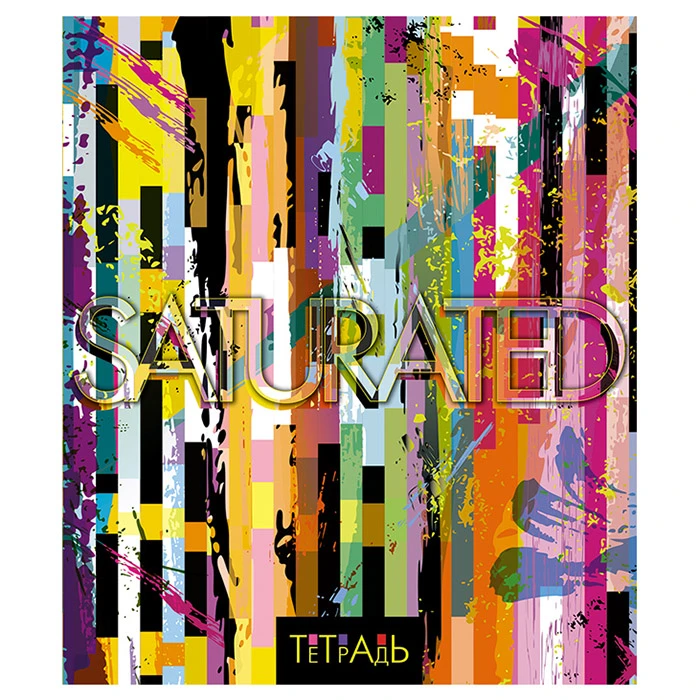 Тетрадь, А5, 48 л., в клетку, "Полосатый дизайн" Тетрадь, А5, 48 л., в клетку, "Полосатый дизайн"