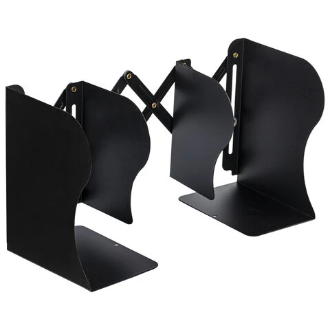 Подставка-держатель для книг и учебников BRAUBERG, раздвижная, металлическая, Подставка-держатель для книг и учебников BRAUBERG, раздвижная, металлическая,