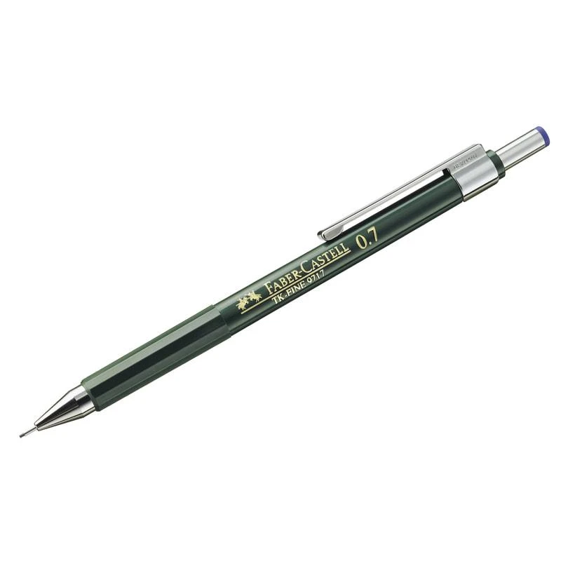 Карандаш механический Faber-Castell "TK-Fine 9717", 0,7мм, с ластиком. Карандаш механический Faber-Castell "TK-Fine 9717", 0,7мм, с ластиком.
