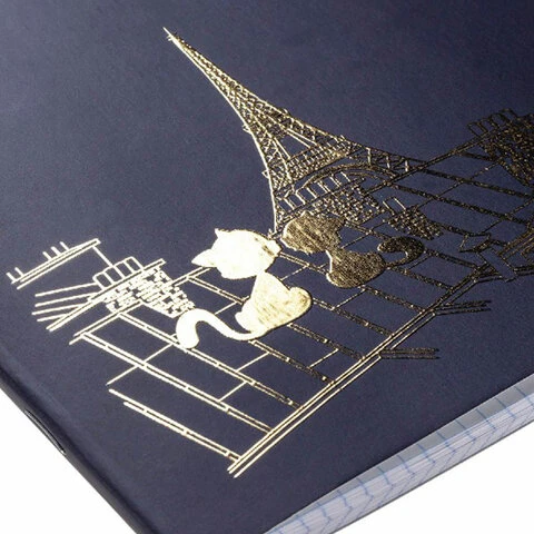 Тетрадь А5 48 листов HATBER скоба, клетка, матовая ламинация, 3D, Тетрадь А5 48 листов HATBER скоба, клетка, матовая ламинация, 3D,