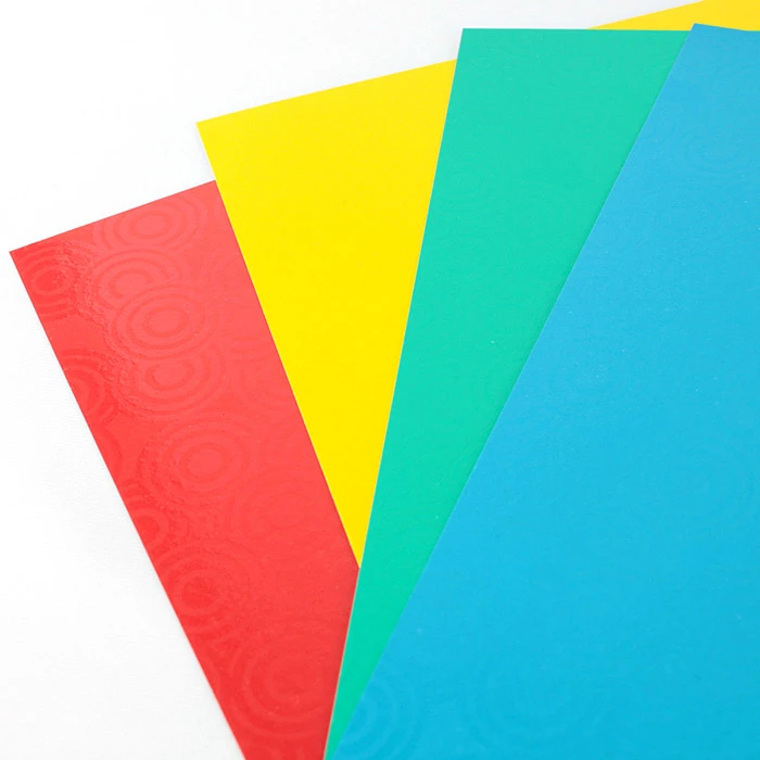 Картон цветной с глянцевым узором А4 4л. 4цв. "Бабочки"