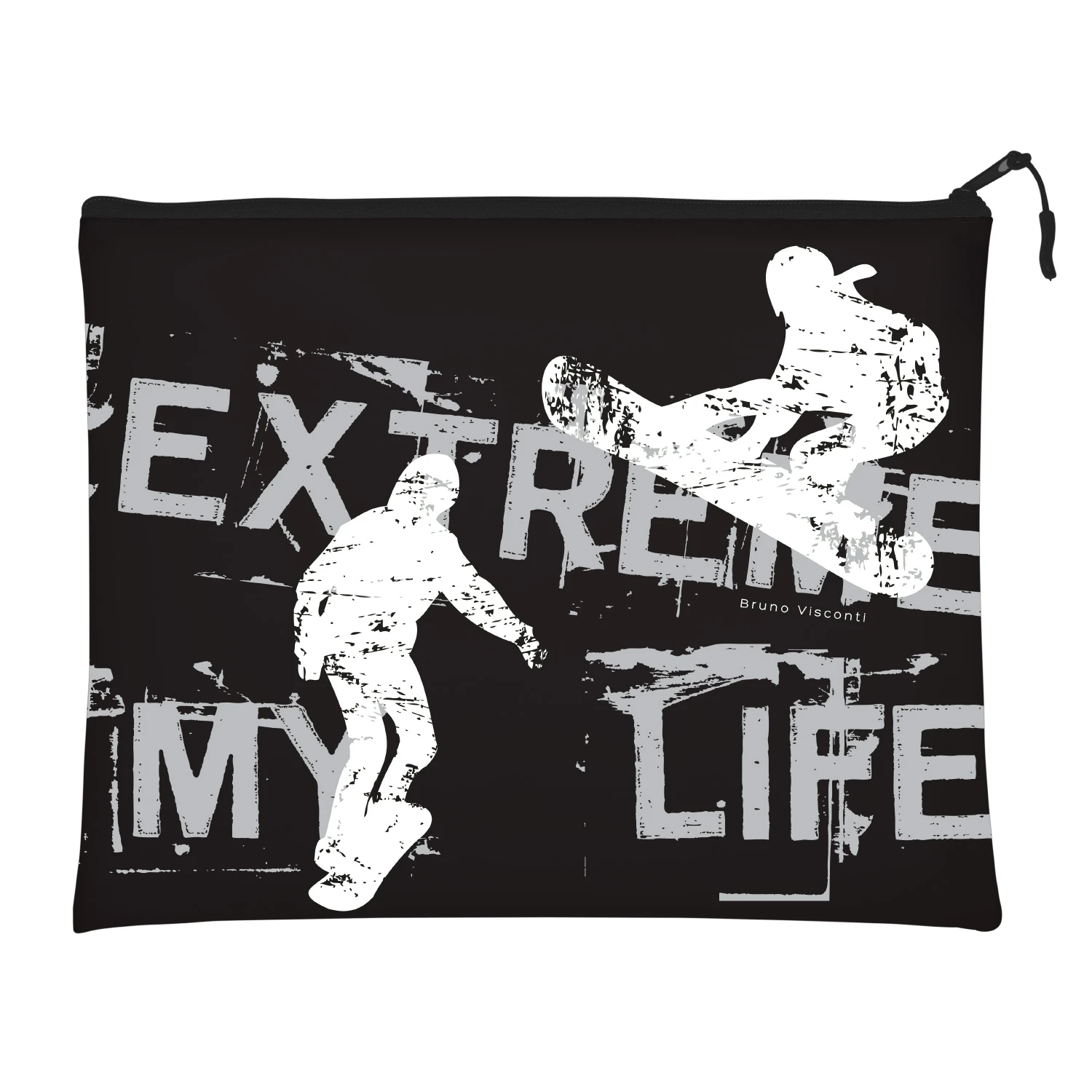 ПАПКА НА МОЛНИИ ЧЕРНАЯ "ЭКСТРИМ", СИЛИКОН, Ф.А5+. 26 х 20 СМ ПАПКА НА МОЛНИИ ЧЕРНАЯ "ЭКСТРИМ", СИЛИКОН, Ф.А5+. 26 х 20 СМ