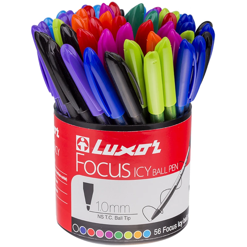 Ручка шариковая Luxor "Focus Icy" ассорти, 1,0мм Ручка шариковая Luxor "Focus Icy" ассорти, 1,0мм