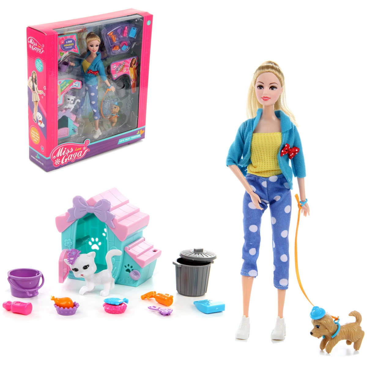 Кукла и её питомцы с аксесс., 32,5х35х8, коробка Кукла и её питомцы с аксесс., 32,5х35х8, коробка