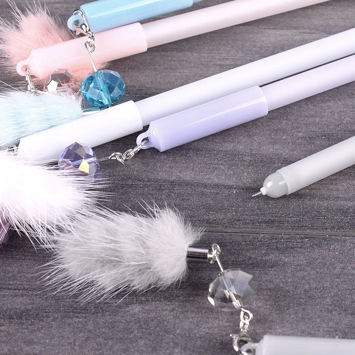 Ручка гелевая синяя "Darvish" с брелоком