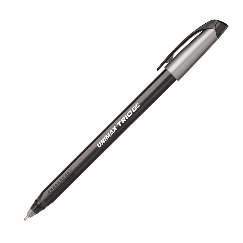 Ручка шариковая Unimax Trio DC tinted 0,7мм, черн, масл, треуг. неавтом. Ручка шариковая Unimax Trio DC tinted 0,7мм, черн, масл, треуг. неавтом.