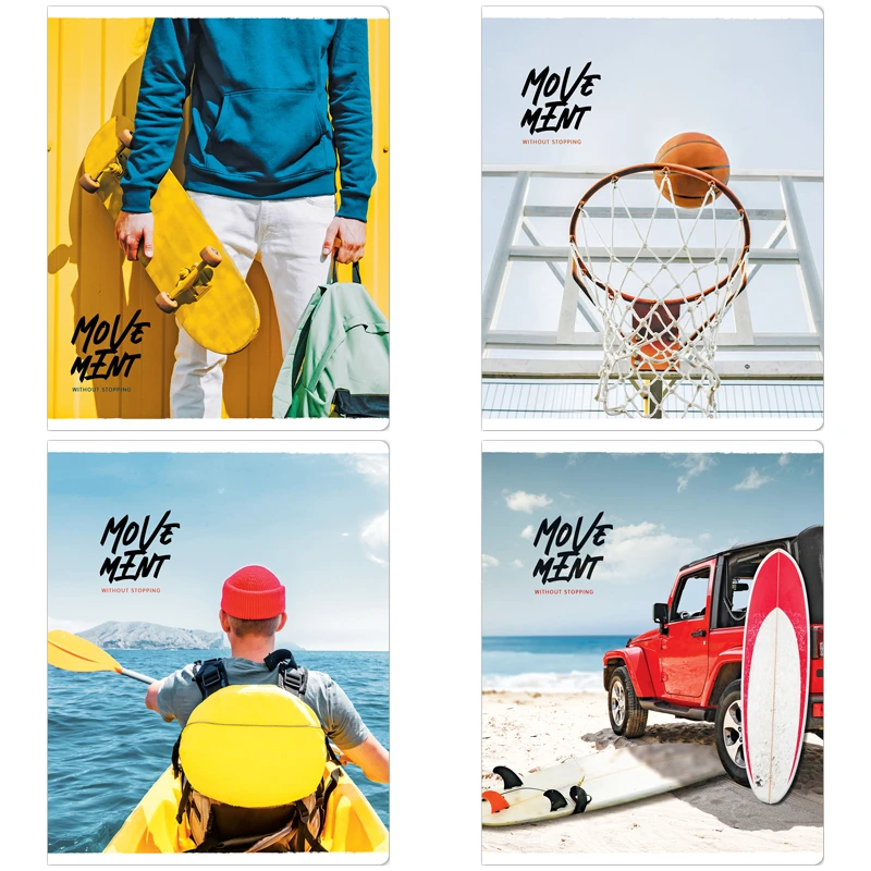 Тетрадь 48л., А5, клетка ArtSpace "Стиль. Movement", эконом Тетрадь 48л., А5, клетка ArtSpace "Стиль. Movement", эконом