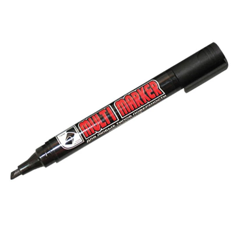 Маркер перманентный "MULTI MARKER" черный, скошенный, 5мм: CPM-800CH