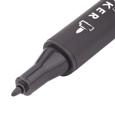 Маркер для скетчинга двусторонний 1 мм - 6 мм BRAUBERG ART CLASSIC, ЗЕЛЕНО-СЕРЫЙ