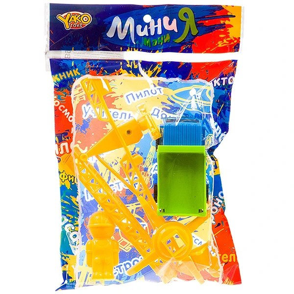 Набор пластмассовый стройка, 3 предмета, PAC 15x23 см, серия МиниМаниЯ, арт.