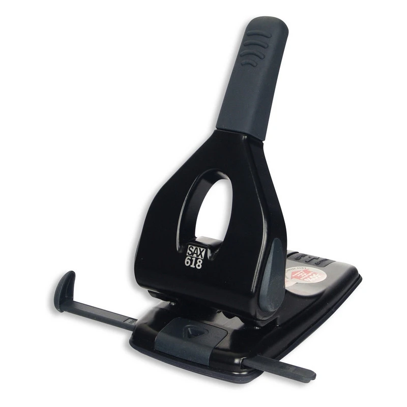 Дырокол SAX 618 до 65л., металл, с лин., черный, Австрия-Венгрия штр. 