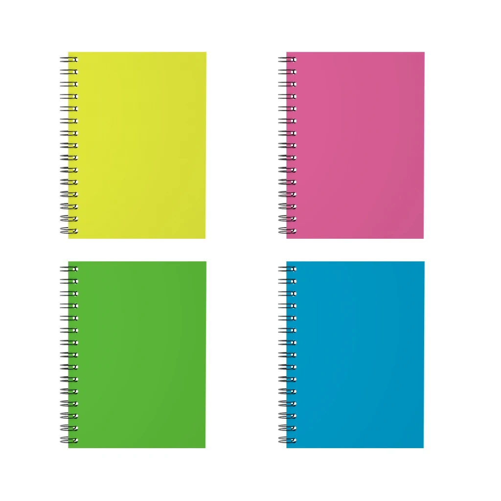 Тетрадь общая на спирали Erich Krause Neon, А5, 120 листов, клетка, ламинция