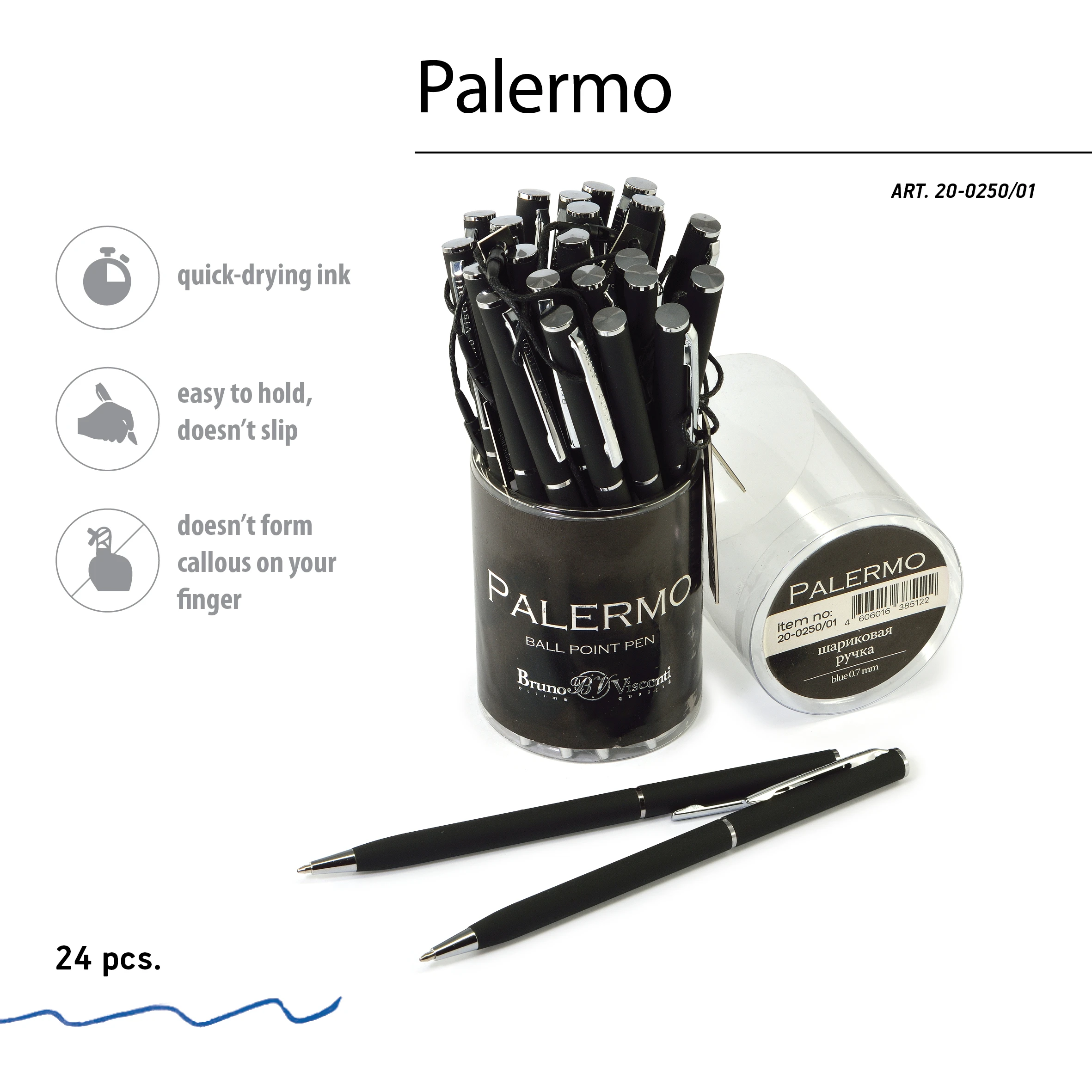 РУЧКА "PALERMO" ШАРИКОВАЯ АВТОМАТИЧЕСКАЯ, ЧЕРНЫЙ МЕТАЛЛИЧЕСКИЙ КОРПУС, РУЧКА "PALERMO" ШАРИКОВАЯ АВТОМАТИЧЕСКАЯ, ЧЕРНЫЙ МЕТАЛЛИЧЕСКИЙ КОРПУС,
