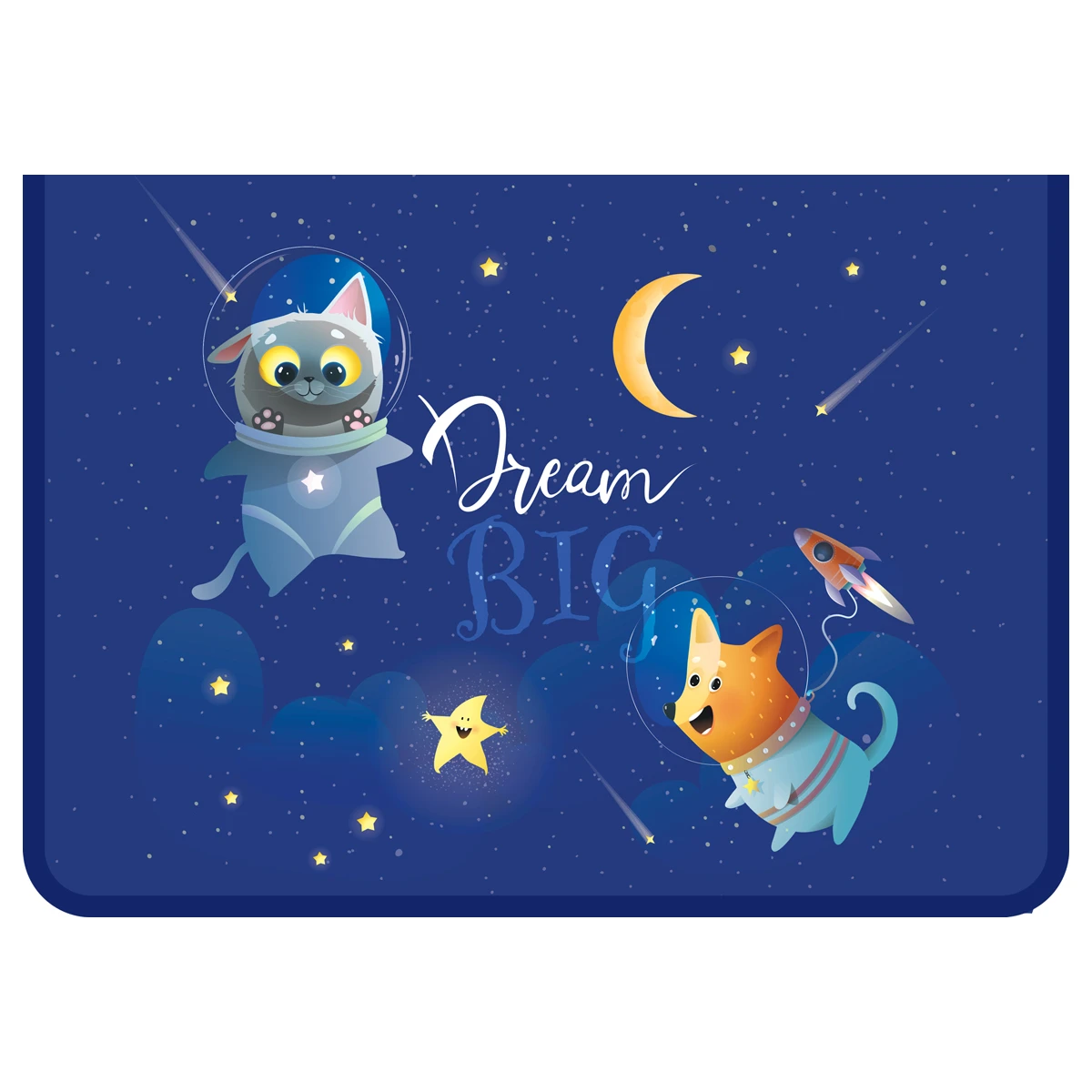 Папка для труда 1 отделение, А4, ArtSpace "Космо-зверята", Папка для труда 1 отделение, А4, ArtSpace "Космо-зверята",