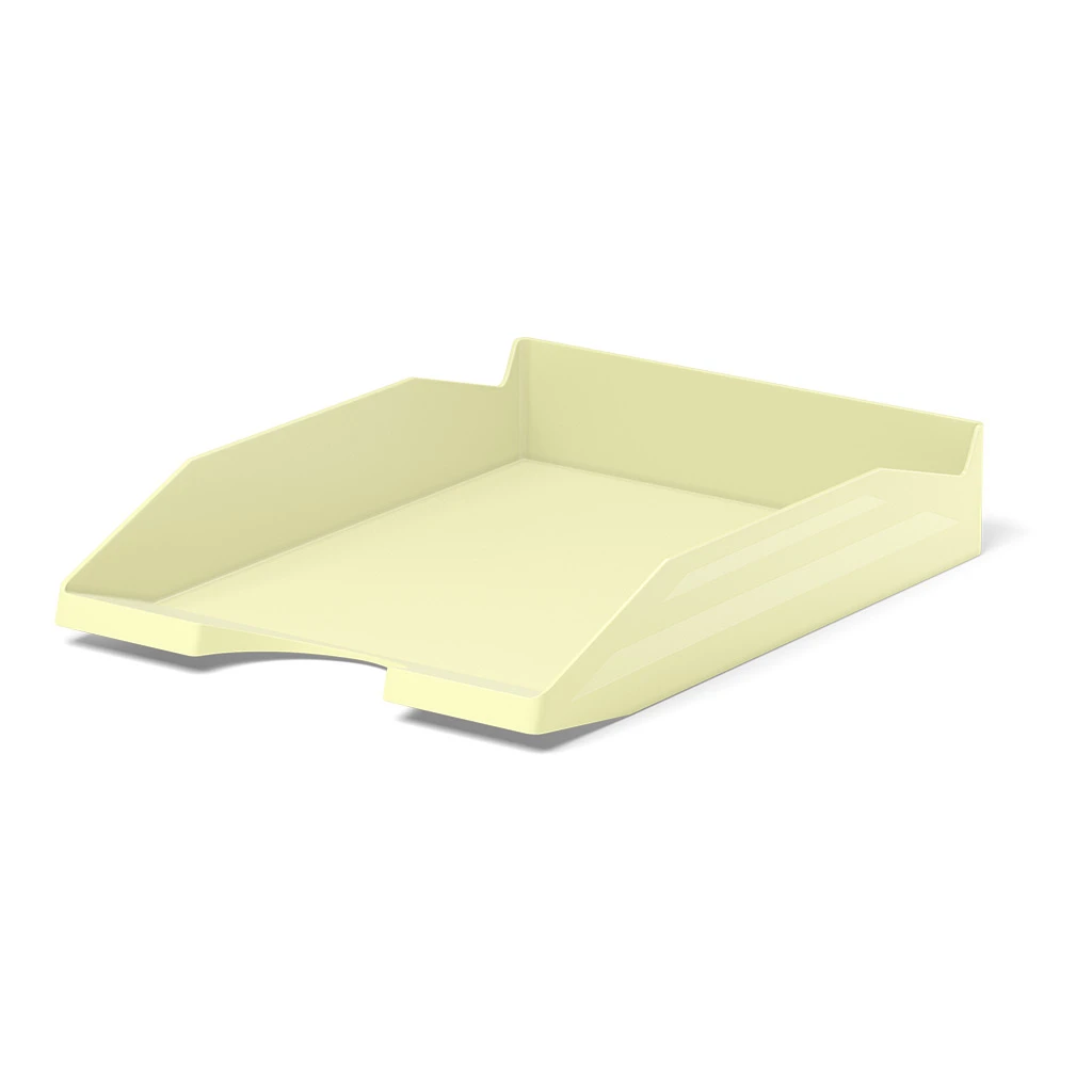 Лоток для бумаг пластиковый ErichKrause® Office, Pastel, желтый Лоток для бумаг пластиковый ErichKrause® Office, Pastel, желтый