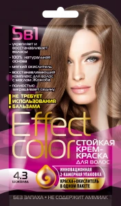Арт.4925 ФИТО К Крем-краска для волос Effect Color тон Шоколад 50мл (саше)