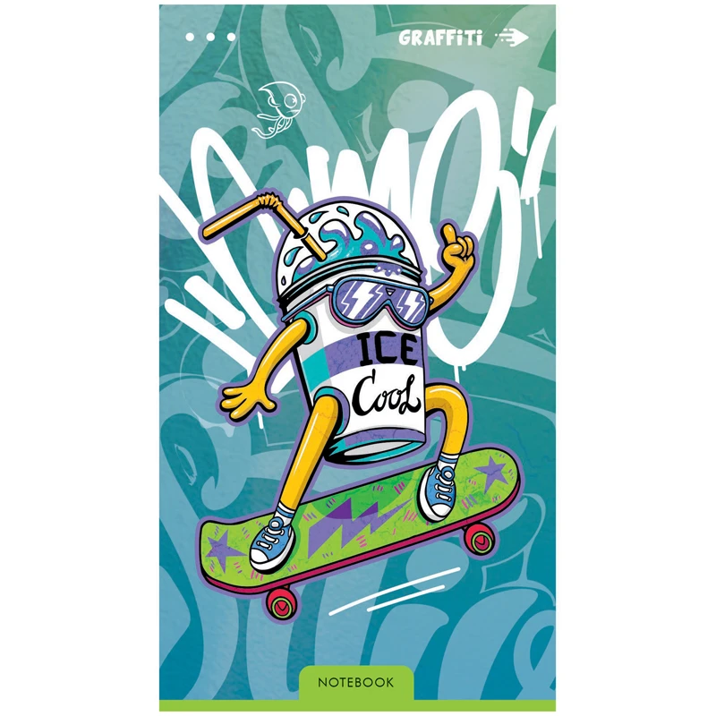 Блокнот А6 32л. на скрепке ArtSpace "Ассорти. Микс"