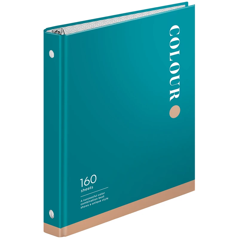 Тетрадь на кольцах А5, 160л., 7БЦ, ArtSpace "Моноколор. Уникальный