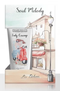 LIV DELANO Lady COURAGE Подарочный набор (Гель для душа 250г+ Крем для тела/рук LIV DELANO Lady COURAGE Подарочный набор (Гель для душа 250г+ Крем для тела/рук