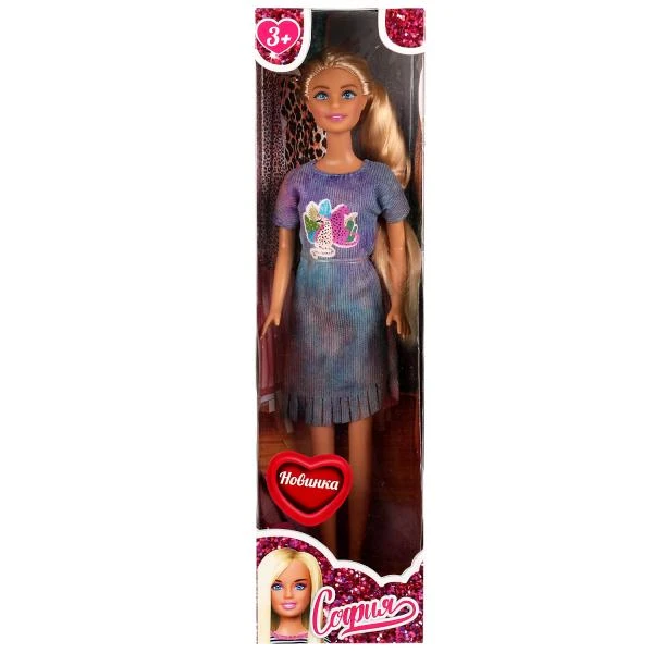 Кукла 29 см София, бесшарнирная, кор КАРАПУЗ