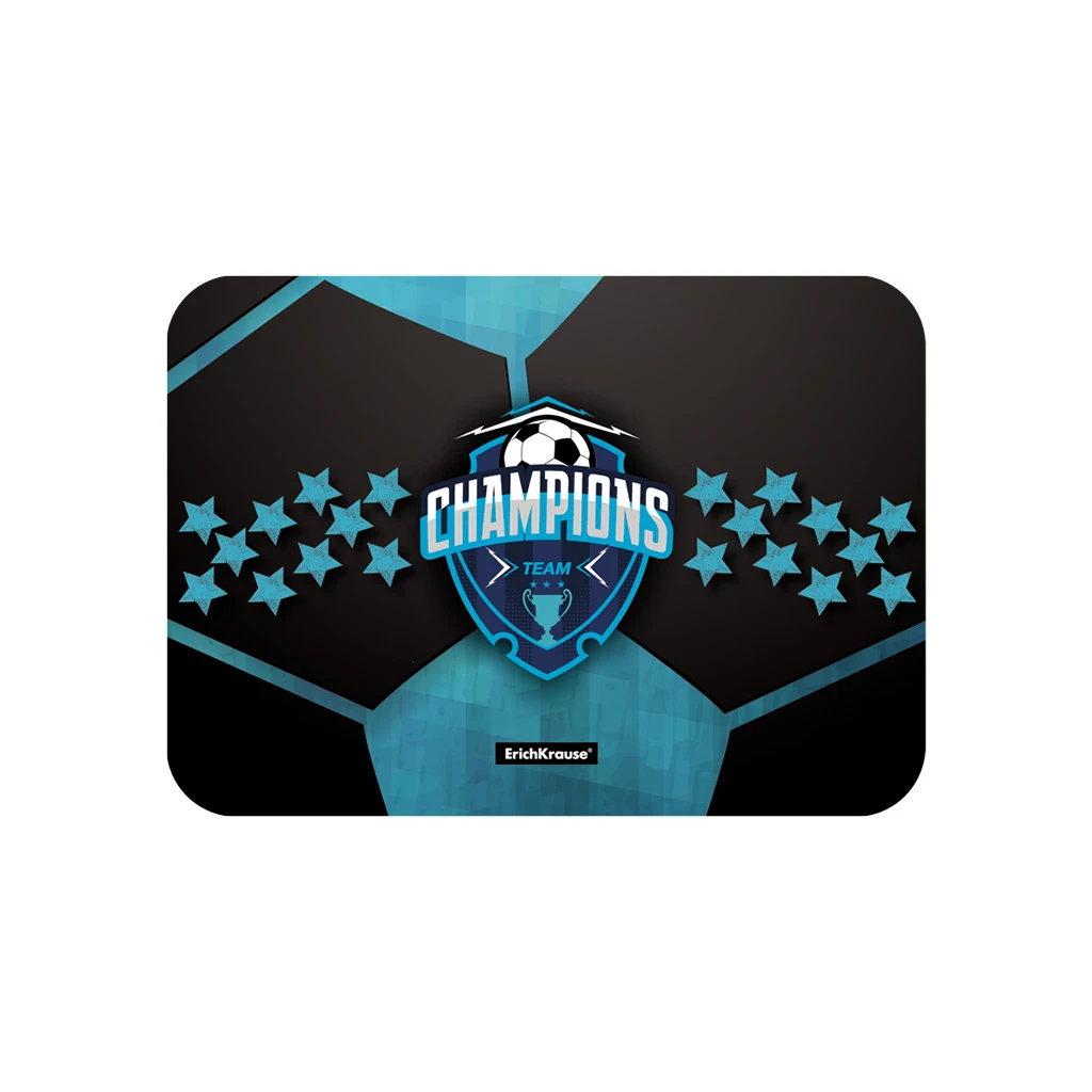 Подкладка настольная пластиковая Erich Krause Champions, А4 (в пакете по 12 шт.)