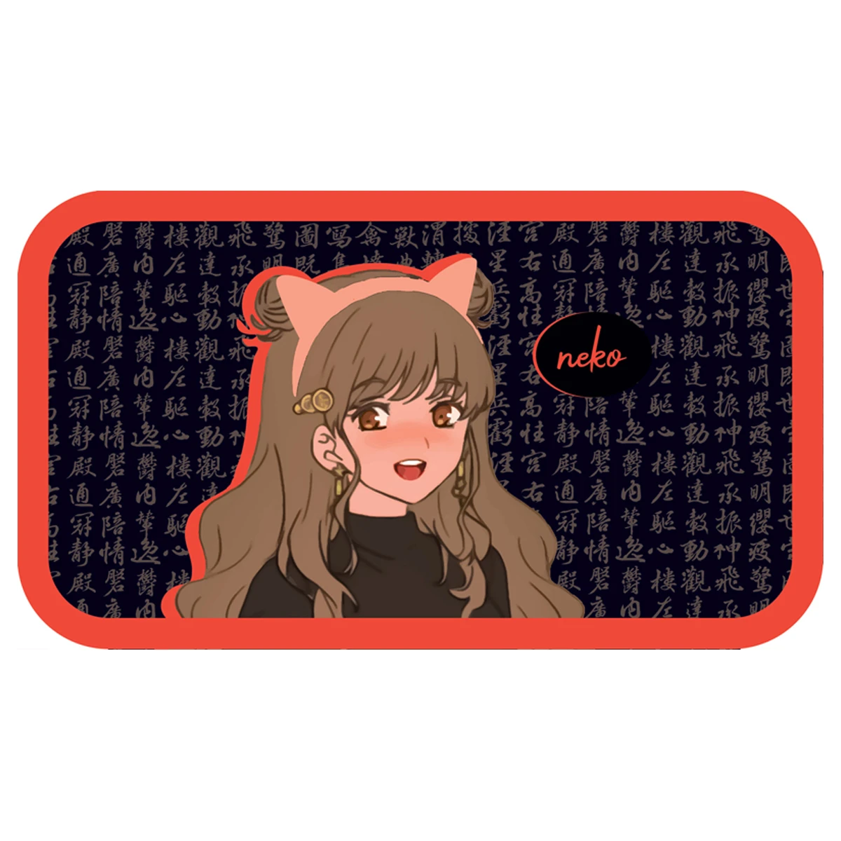 Пенал 3 отделения, 190*110 ArtSpace "Kawaii", ламинированный картон,