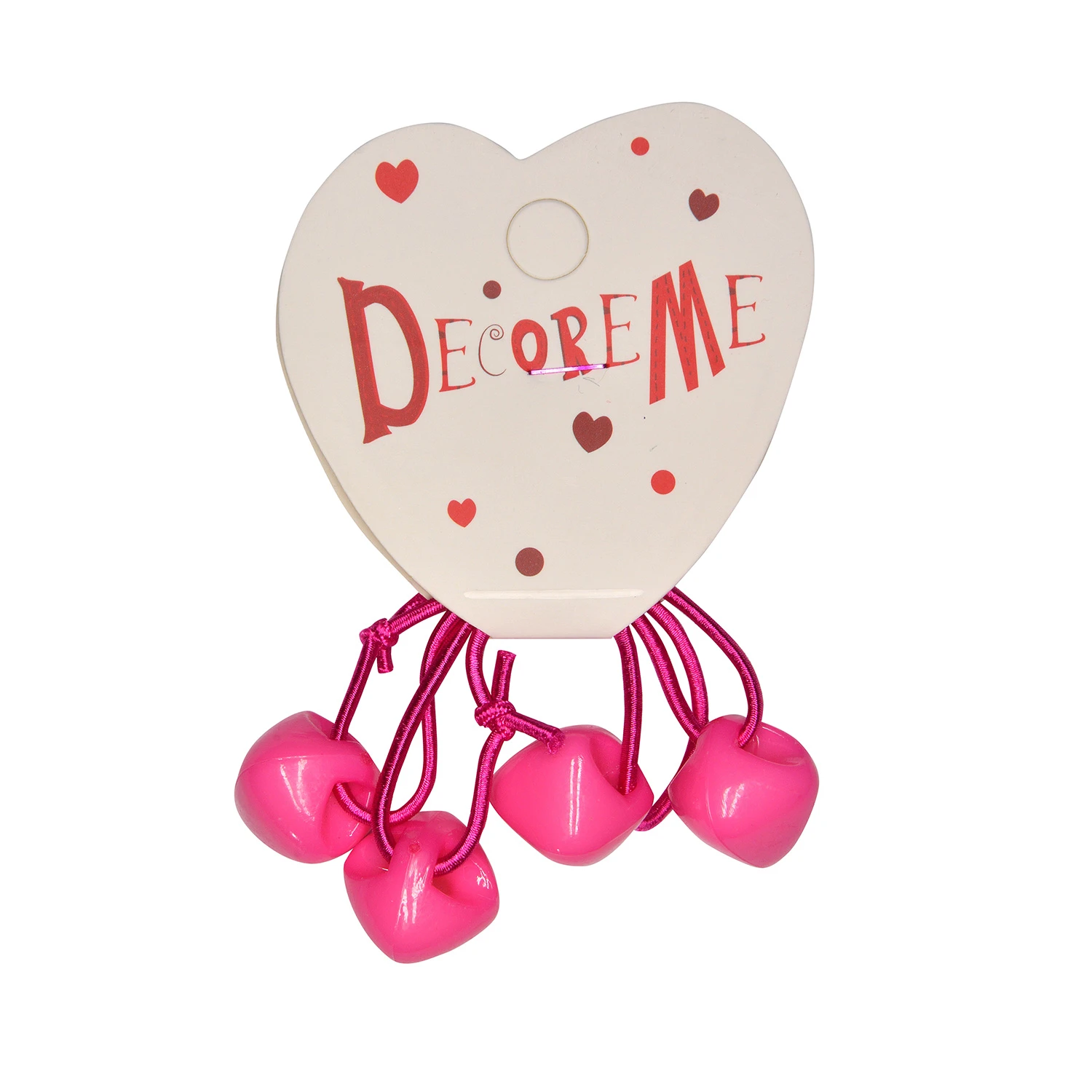 РЕЗИНКА ДЛЯ ВОЛОС "ОКРУГЛЫЕ РОМБЫ" 2 ШТ, 3 ЦВЕТА