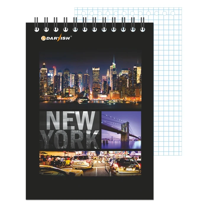 Блокнот 10*14см 60л "Города" на гребне плотность 55гр/м2 Блокнот 10*14см 60л "Города" на гребне плотность 55гр/м2