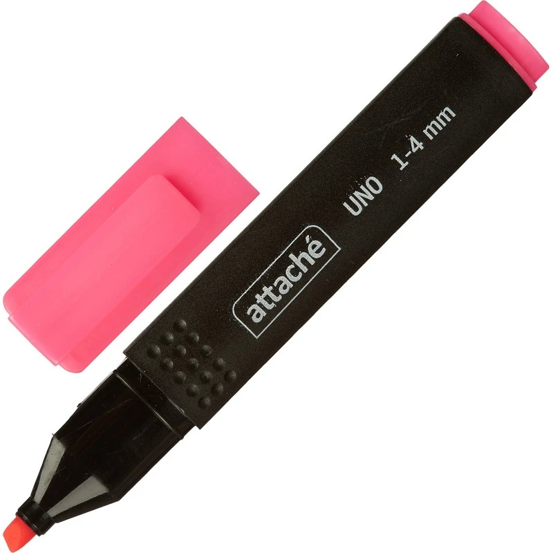 Маркер выделитель текста Attache Economy Uno 1-4мм розовый