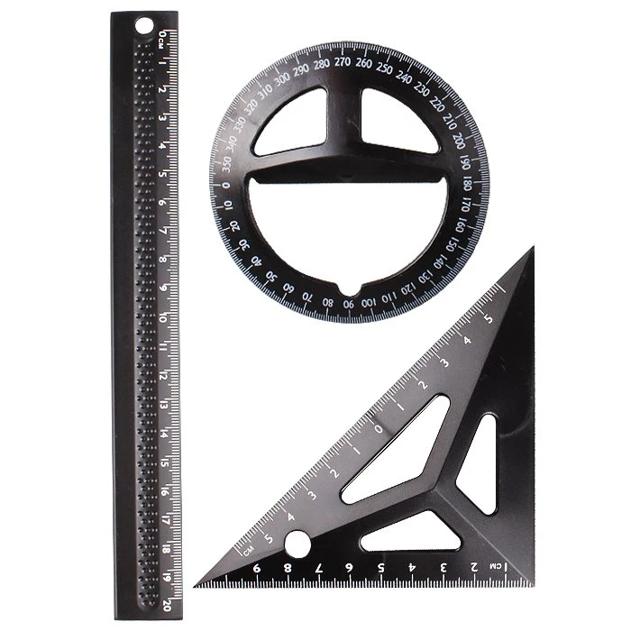 Набор геометрический "Darvish" линейка + треугольник + транспортир Набор геометрический "Darvish" линейка + треугольник + транспортир