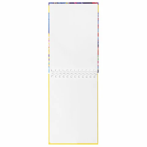 Скетчбук белая бумага 100 г/м2 165х240 мм, 80 л., гребень, твердая обложка,