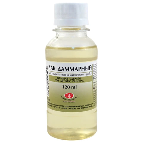 Лак даммарный, баночка 120 мл, 2533905 Лак даммарный, баночка 120 мл, 2533905