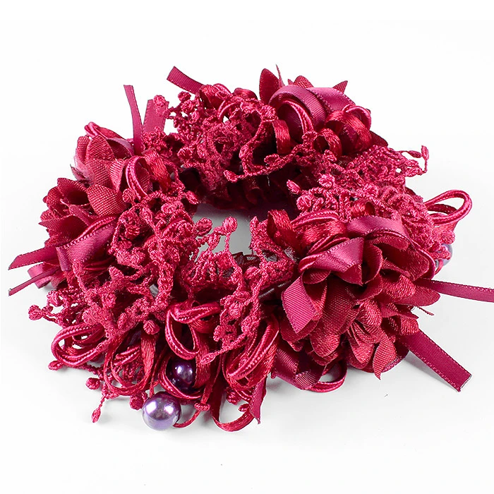 Резинка для волос декоративная объемная в ассортименте