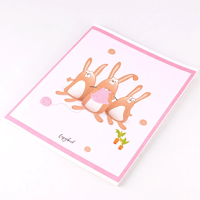 Тетрадь 48л кл. офсет-2 "Семейка зайцев"