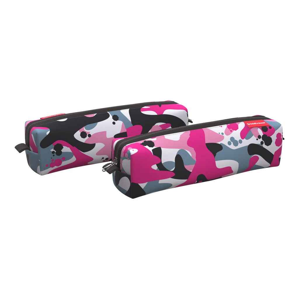 Пенал квадро mini Erich Krause 210x50x50мм Pink Camo Пенал квадро mini Erich Krause 210x50x50мм Pink Camo