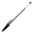 Ручка шариковая STAFF Basic Budget BP-02, письмо 500 м, ЧЕРНАЯ, длина корпуса