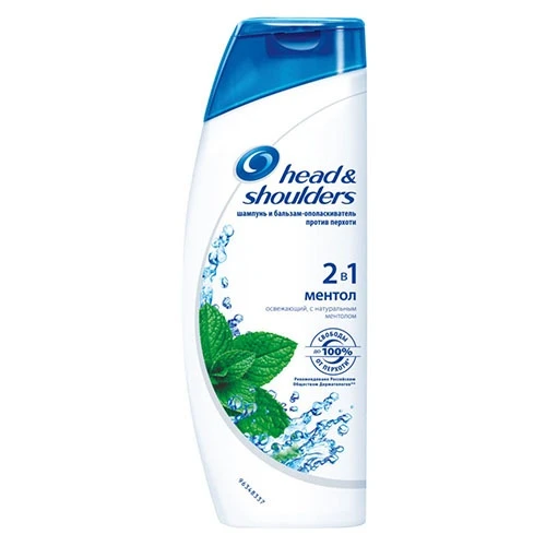 Шампунь Head&Shoulders 2в1, ментол, 400 мл Шампунь Head&Shoulders 2в1, ментол, 400 мл