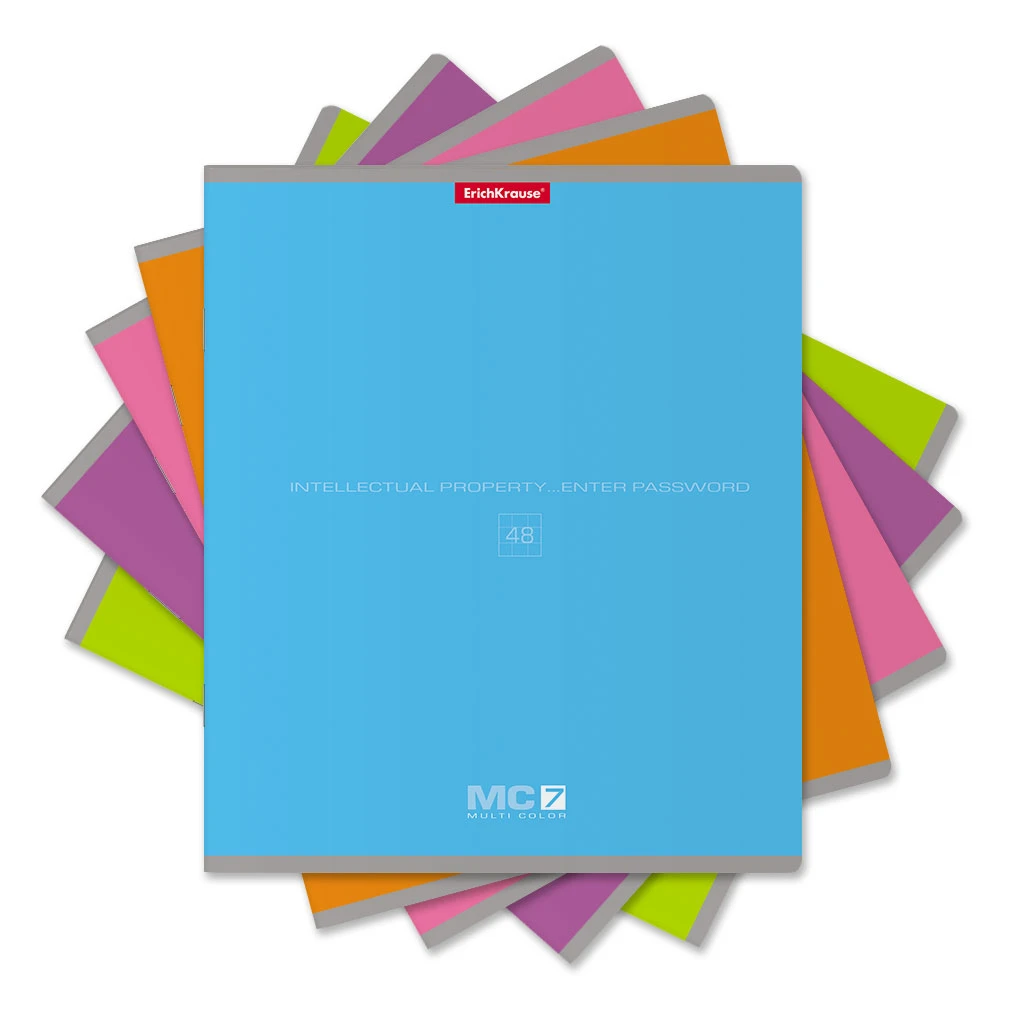 Тетрадь общая ученическая ErichKrause® MC-7, 48 листов, клетка_MIX-PACK Тетрадь общая ученическая ErichKrause® MC-7, 48 листов, клетка_MIX-PACK