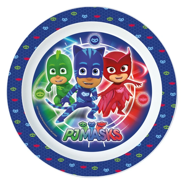 Тарелка пластиковая (для СВЧ). Герои в масках Тарелка пластиковая (для СВЧ). Герои в масках